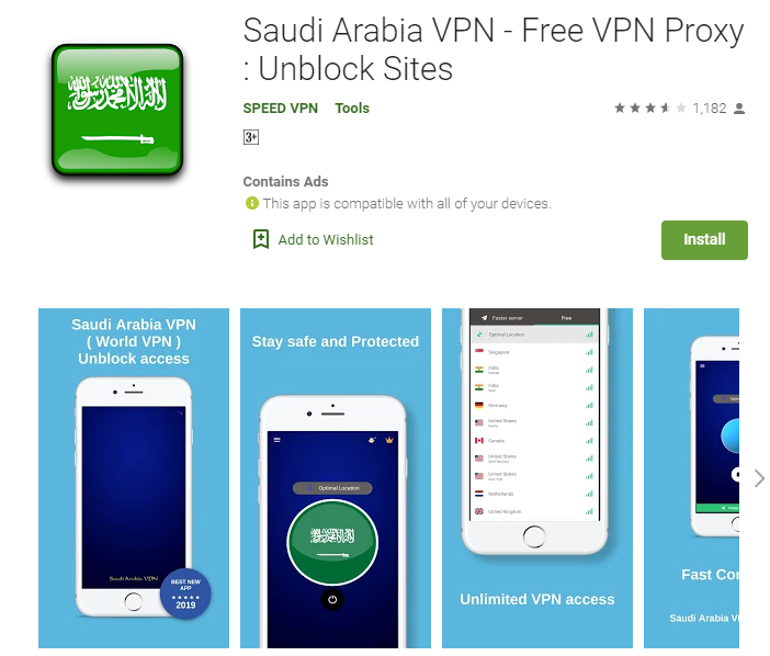 Saudi Arabia VPN for windows