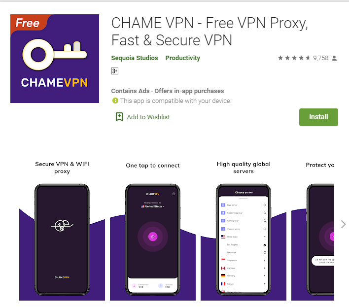 CHAME VPN for mac