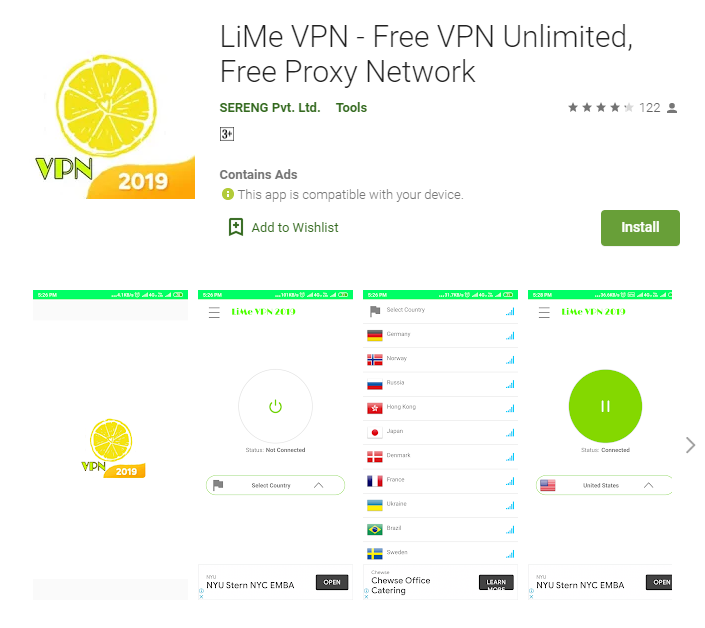 LiMe VPN for mac