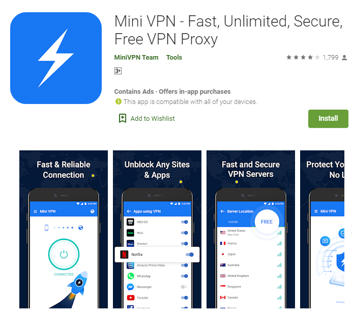 Mini VPN for windows