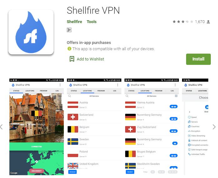 ShellFire VPN for windows