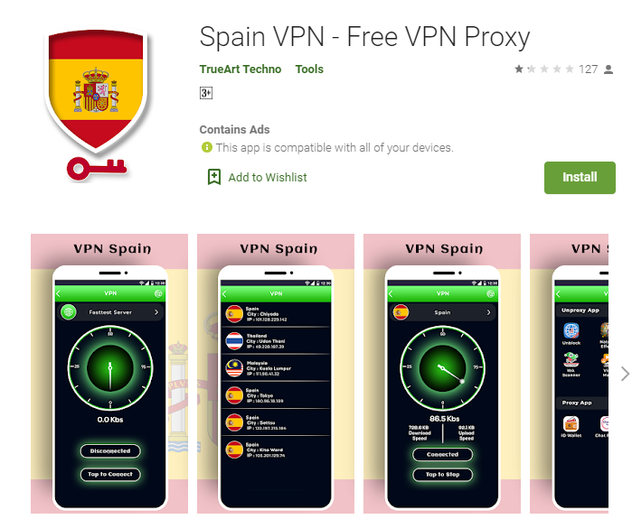 Spain VPN for windows