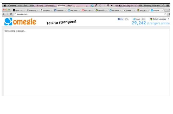 go to the official site of the Omegle
