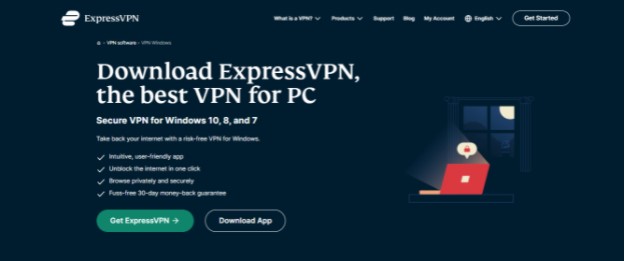 Download and install ExpressVPN